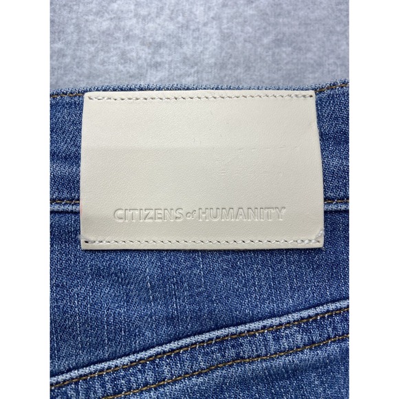 Citizens of Humanity Jeans Womens 26 Blue Isola Premium Vintage Raw Hem Straight - Picture 10 of 15